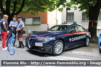 Alfa-Romeo Nuova Giulia
Carabinieri
Nucleo Operativo Radiomobile
Allestimento FCA
CC EG 551
Parole chiave: Alfa-Romeo Nuova_Giulia CCEG551