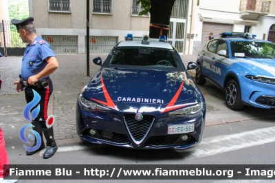 Alfa-Romeo Nuova Giulia
Carabinieri
Nucleo Operativo Radiomobile
Allestimento FCA
CC EG 551
Parole chiave: Alfa-Romeo Nuova_Giulia CCEG551