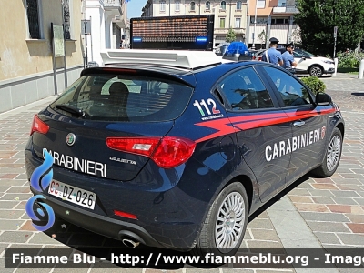 Alfa Romeo Nuova Giulietta restyle
Carabinieri
Nucleo Operativo Radiomobile
Allestimento NCT Nuova Carrozzeria Torinese
Decorazione Grafica Artlantis
CC DZ 026
Parole chiave: Alfa-Romeo Nuova_Giulietta_restyle CCDZ026