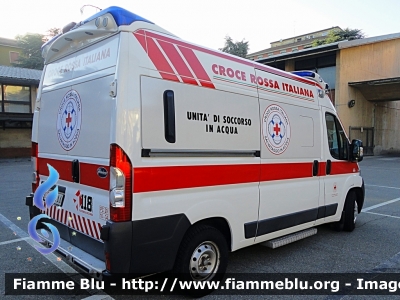 Fiat Ducato X250
Croce Rossa Italiana
Comitato Provinciale di Piacenza
Allestita Aricar
Ricondizionata Nucleo OPSA
Operatori Polivalenti Soccorso in Acqua
CRI 864 AA
Parole chiave: Fiat Ducato_X250 CRI864AA