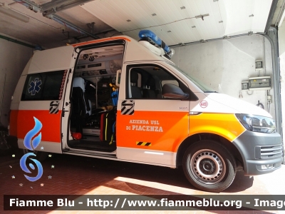 Volkswagen T6
118 Piacenza Soccorso
Azienda USL di Piacenza
Allestimento MAF
MSA c/o Ospedale di Bobbio (PC)
Parole chiave: Volkswagen T6 Ambulanza