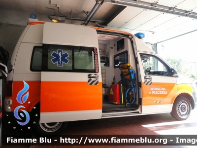 Volkswagen T6
118 Piacenza Soccorso
Azienda USL di Piacenza
Allestimento MAF
MSA c/o Ospedale di Bobbio (PC)
Parole chiave: Volkswagen T6 Ambulanza