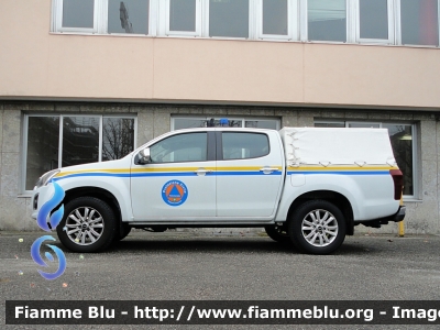 Isuzu Dmax II serie restyle 
Protezione Civile
Regione Lombardia
Prov. di Lodi
Colonna mobile Provinciale
Fornitura Regionale
Parole chiave: Isuzu Dmax_IIserie_restyle 