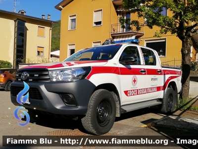 Toyota Hilux V serie 
Croce Rossa Italiana
Comitato di Piacenza
Nucleo Protezione Civile
Veicolo donato per emergenza Covid-19 da Amazon
CRI 859 AG
Parole chiave: Toyota Hilux V serie