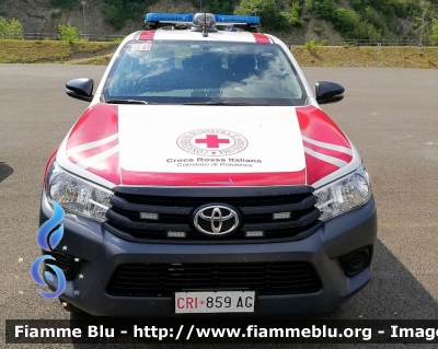 Toyota Hilux V serie 
Croce Rossa Italiana
Comitato di Piacenza
Nucleo Protezione Civile
Veicolo donato per emergenza Covid-19 da Amazon
CRI 859 AG
Parole chiave: Toyota Hilux_Vserie CRI859AG