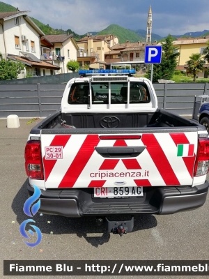 Toyota Hilux V serie 
Croce Rossa Italiana
Comitato di Piacenza
Nucleo Protezione Civile
Veicolo donato per emergenza Covid-19 da Amazon
CRI 859 AG
Parole chiave: Toyota Hilux_Vserie CRI859AG