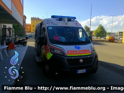 Fiat Ducato X290
P.A. Croce Bianca Piacenza
Allestimento Vision
Donato per emergenza Covid-19
Parole chiave: Fiat Ducato_X290 Ambulanza