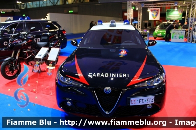 Alfa Romeo Nuova Giulia
Carabinieri
Nucleo Operativo Radiomobile
Allestimento FCA 
CC EE 314

Esposta alla fiera della Sicurezza di Milano 2021
Fotografata insieme ad AR Nuova Giulia QV RMB Milano
Parole chiave: Alfa-Romeo Nuova_Giulia CCDK555 CCEE341 fiera_sicurezza_2021_milano