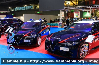 Alfa Romeo Nuova Giulia
Carabinieri
Nucleo Operativo Radiomobile
Allestimento FCA 
CC EE 314

Esposta alla fiera della Sicurezza di Milano 2021
Fotografata insieme ad AR Nuova Giulia QV RMB Milano
Parole chiave: Alfa-Romeo Nuova_Giulia CCDK555 CCEE341 fiera_sicurezza_2021_milano