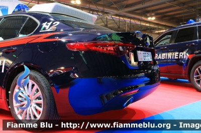 Alfa Romeo Nuova Giulia
Carabinieri
Nucleo Operativo Radiomobile
Allestimento FCA 
CC EE 314

Esposta alla fiera della Sicurezza di Milano 2021
Fotografata insieme ad AR Nuova Giulia QV RMB Milano
Parole chiave: Alfa-Romeo Nuova_Giulia CCDK555 CCEE341 fiera_sicurezza_2021_milano