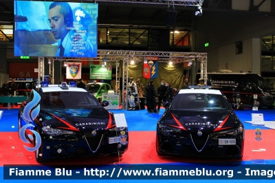 Alfa-Romeo Nuova Giulia Quadrifoglio
Carabinieri
Nucleo Operativo e Radiomobile
CC DK 555

Esposta alla fiera della Sicurezza di Milano 2021
Fotografata insieme ad AR Nuova Giulia RMB
Parole chiave: Alfa-Romeo Nuova_Giulia_Quadrifoglio CCDK555 CCEE341 fiera_sicurezza_2021_milano