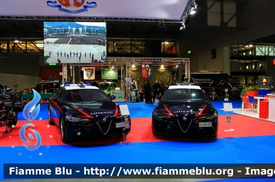 Alfa-Romeo Nuova Giulia Quadrifoglio
Carabinieri
Nucleo Operativo e Radiomobile
CC DK 555

Esposta alla fiera della Sicurezza di Milano 2021
Fotografata insieme ad AR Nuova Giulia RMB
Parole chiave: Alfa-Romeo Nuova_Giulia_Quadrifoglio CCDK555 CCEE341 fiera_sicurezza_2021_milano