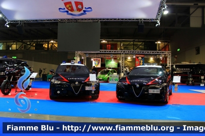 Alfa-Romeo Nuova Giulia Quadrifoglio
Carabinieri
Nucleo Operativo e Radiomobile
CC DK 555

Esposta alla fiera della Sicurezza di Milano 2021
Fotografata insieme ad AR Nuova Giulia RMB
Parole chiave: Alfa-Romeo Nuova_Giulia_Quadrifoglio CCDK555 CCEE341 fiera_sicurezza_2021_milano