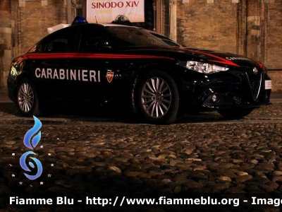 Alfa Romeo Nuova Giulia
Carabinieri
Nucleo Operativo Radiomobile
Allestimento FCA 
CC EE 323
Parole chiave: Alfa-Romeo Nuova_Giulia CCEE323