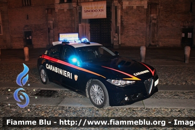 Alfa Romeo Nuova Giulia
Carabinieri
Nucleo Operativo Radiomobile
Allestimento FCA 
CC EE 323
Parole chiave: Alfa-Romeo Nuova_Giulia CCEE323