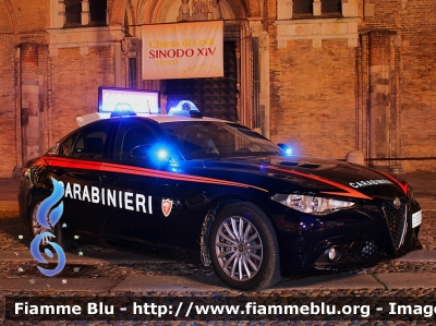 Alfa Romeo Nuova Giulia
Carabinieri
Nucleo Operativo Radiomobile
Allestimento FCA 
CC EE 323
Parole chiave: Alfa-Romeo Nuova_Giulia CCEE323