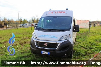 Fiat Ducato X290
Protezione Civile
Regione Emilia Romagna
Gruppo La Lupa
Coordinamento Prov.le di Piacenza
Unità Cinofila
Parole chiave: Fiat Ducato X290