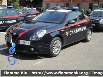 Alfa-Romeo Nuova Giulietta restyle
Carabinieri 
Nucleo operativo e Radiomobile
Compagnia di Piacenza
Allestita NCT Nuova Carrozzeria Torinese
Decorazione Grafica Artlantis
CC DR 130

Fotografata in occasione del 205^ anniversario.
Parole chiave: Alfa-Romeo Nuova_Giulietta_restyle CCDR130