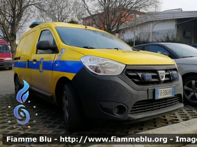 Dacia Dokker
ANAS
Servizio di Polizia Stradale
Compartimento Piacenza
Allestimento Focaccia 
Parole chiave: Dacia Dokker