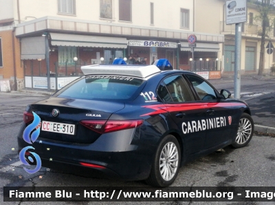 Alfa Romeo Nuova Giulia 
Carabinieri
Nucleo Operativo Radiomobile
Allestimento FCA
CC EE 310
Parole chiave: Alfa-Romeo Nuova_Giulia CCEE310