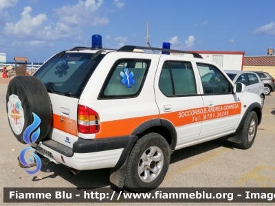 Opel Frontera
Soccorso S. Andrea Gonnesa
Salvataggio in mare
Allestimento ambulanza da MAF
Parole chiave: Opel Frontera Ambulanza