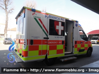 Renault Master V Serie
P. A. Croce Bianca - Piacenza
Prima Partenza
Autoambulanza con cellula sanitaria su telaio.
Allestito F.lli Mariani
Parole chiave: Renault Master_VSerie Ambulanza