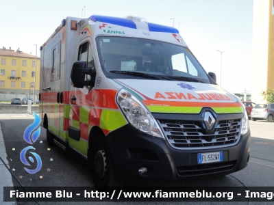 Renault Master V Serie
P. A. Croce Bianca - Piacenza
Prima Partenza
Autoambulanza con cellula sanitaria su telaio.
Allestito F.lli Mariani
Parole chiave: Renault Master_VSerie Ambulanza