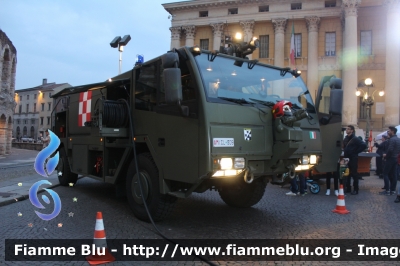 Iveco Magirus Dragon X4 I serie
Aeronautica Militare
3° Stormo Villafranca di Verona
Automezzo Antincendio Aeroportuale Aviotrasportabile allestimento Iveco-Magirus
AM CL 309
Parole chiave: Iveco-Magirus Dragon_X4_Iserie AMCL309 Festa_Forze_Armate_2017