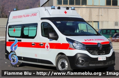 Renault Trafic IV serie
Croce Rossa Italiana
Comitato Locale di Lipomo (Co)
Allestita Ambitalia
CO 11-76
CRI 162 AF
Parole chiave: Renault Trafic_IVserie Ambulanza CRI162AF