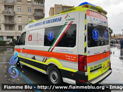 Man TGE 
Pubblica Assistenza Croce Bianca Albenga (SV)
Codice Automezzo: Rianimo 1 
Allestita Mariani Fratelli 
Codice radio 2-053
Parole chiave: MAN TGE Ambulanza