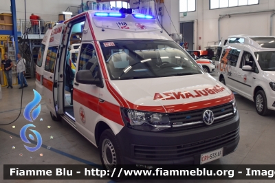 Vokswagen Transporter T6 
Croce Rossa Italiana 
Comitato Locale di Borgosesia
VC 10-56
Allestita MAF
CRI 533 AF
Parole chiave: Volkswagen Transporter_T6 Ambulanza CRI533AF