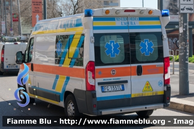 Fiat Ducato X290
Misericordia L'Aquila
Ambulanza 26
Allestita Mariani Fratelli

Parole chiave: Fiat Ducato_X290 Ambulanza