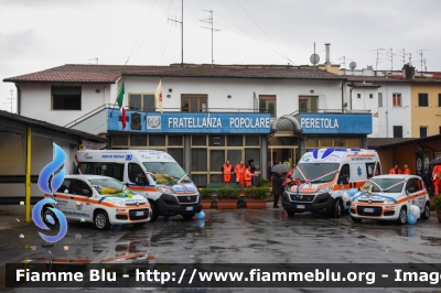 Nuovi mezzi
Pubblica Assistenza Fratellanza Popolare Peretola (FI)
Parole chiave: Fiat Ducato_X290 Nuova_Panda_IIserie Ambulanza