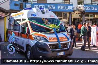 Fiat Ducato X290
Pubblica Assistenza Fratellanza Popolare Peretola (FI)
Allestita Alessi & Becagli
Fotografata durante l'inaugurazione
Codice automezzo 10
Parole chiave: Fiat Ducato_X290 Ambulanza