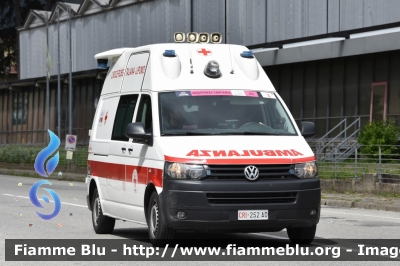 Volkswagen Transporter T5 restyle 
Croce Rossa Italiana
Comitato Locale di Lipomo (CO)
Allestita Orion
CRI 252 AD
In scorta al Giro d'Italia 2019
Parole chiave: Volkswagen Transporter_T5_restyle Ambulanza CRI252AD