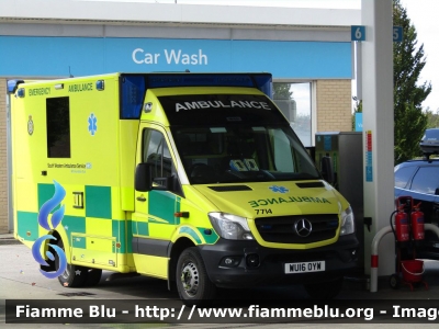 Mercedes Sprinter III serie Restyle
Great Britain - Gran Bretagna
South Western Ambulance Service NHS
Parole chiave: Ambulanza Mercedes_Spinter_IIIserie_restyle