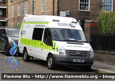 Ford Transit VII serie
Great Britain - Gran Bretagna
Order of St. John London
Cycle Support Unit
