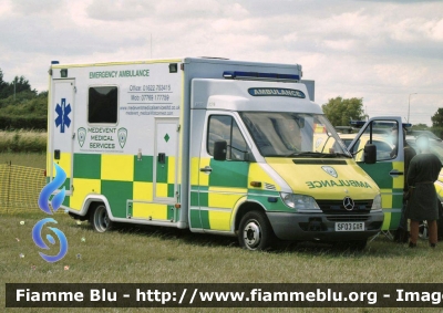 Mercedes-Benz Sprinter I serie
Great Britain - Gran Bretagna
Medevent
Parole chiave: Ambulanza Ambulance Mercedes-Benz Sprinter_Iserie