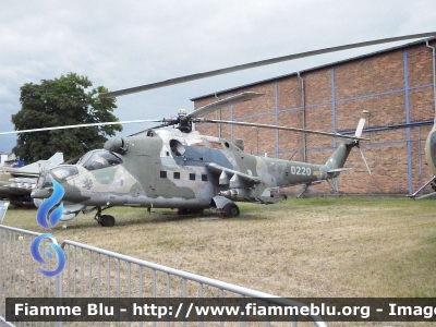 Mil Mi-24 Hind
Ceské Republiky - Repubblica Ceca
Vzdušné síly armády České republiky - Aeronautica Militare Repubblica Ceca
