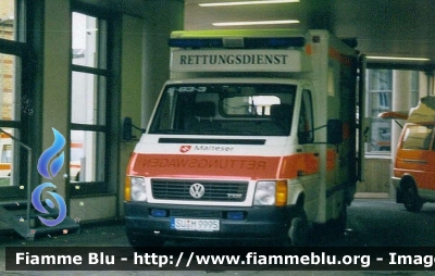 Volkswagen LT II serie
Bundesrepublik Deutschland - Germania
Malteser
Parole chiave: Ambulanza Ambulance