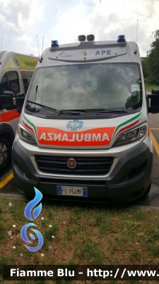 Fiat Ducato X290
Assistenza Pubblica Estense
Ambulanza allestita Maf
APE 7
Parole chiave: Fiat Ducato_X290 Ambulanza