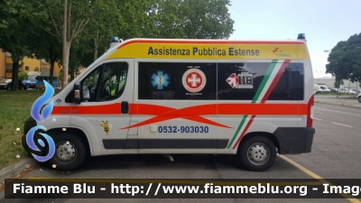 Fiat Ducato X290
Assistenza Pubblica Estense
Ambulanza allestita Maf
APE 7
Parole chiave: Fiat Ducato_X290 Ambulanza