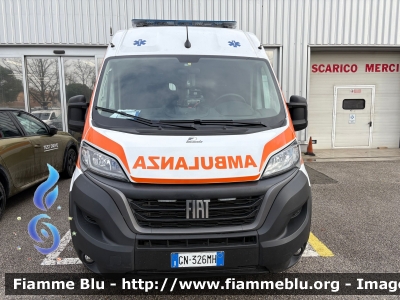 Fiat Ducato X290
Pubblica Assistenza Città di Ravenna
Ambulanza
Automezzo 04
Allestimento Focaccia
Parole chiave: Fiat Ducato_X290 Ambulanza