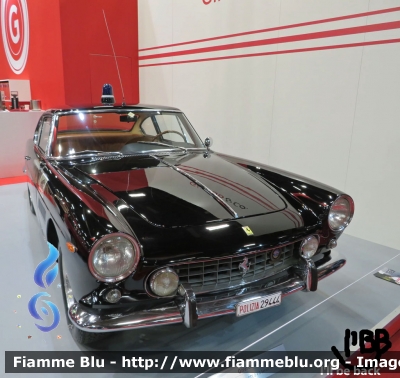 Ferrari 250GTE 2+2
Polizia di Stato
Squadra Mobile
Esemplare esposto presso il Museo delle auto della Polizia di Stato
POLIZIA 29444
