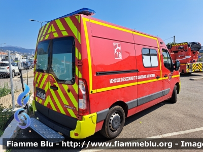 Renault Master V serie
France - Francia
Serviziu d'Incendiu è succursu di u Cismonte - Sapeurs-pompiers de l'Haute Corse - Vigili del Fuoco dell'Alta Corsica
Véhicule de Secours et Assistance aux victimes - Ambulanza
Allestimento Gruau

Parole chiave: Renault Master_Vserie SIS_2B