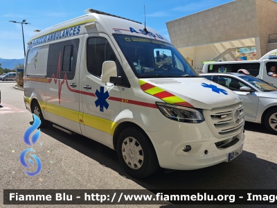 Mercedes-Benz Sprinter IV serie 
France - Francia
Ajaccio Ambulances
Ambulanza di soccorso e cure d'urgenza
Automezzo A31
Allestimento BSE
Parole chiave: Mercedes-Benz Sprinter_IVserie ajaccio_ambulances