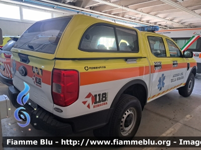 Ford Ranger X serie
118 Romagna Soccorso
Azienda USL della Romagna
Ambito Territoriale di Ravenna
Allestimento Rosenfire
"RMG 15"
Parole chiave: Ford Ranger_Xserie azienda_usl_della_romagna RMG_15