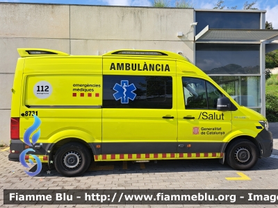 MAN TGE
España - Spagna
CatSalut - Servizio sanitario della Catalogna
Servei emergències mèdiques - Servizio emergenza sanitaria
Ambulanza
Automezzo 8731
Parole chiave: MAN TGE CatSalut