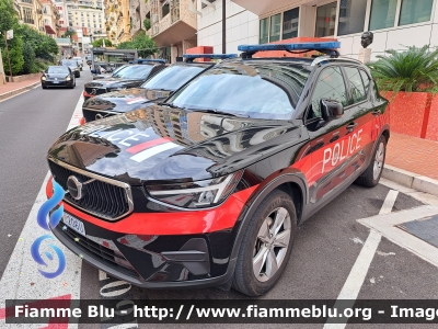 Volvo XC40 
Principatu de Múnegu - Principauté de Monaco - Principato di Monaco
Police - Polizia
Parole chiave: Volvo XC40 police principato_di_monaco