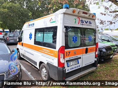 Peugeot Boxer IV serie
Società Volontaria di Soccorso Livorno
Ambulanza 
Automezzo 17
Allestimento Mariani Fratelli
Parole chiave: Peugeot Boxer_IVserie società_volontaria_di_soccorso